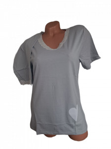 pijama dama cu maneca scurta cod p647 - Img 2