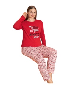 Pijama dama din bumbac cod x3956