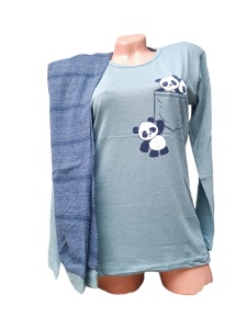Pijama dama din bumbac cod x3976