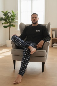 Pijama groasa cocolino de barbati COD PJ-043