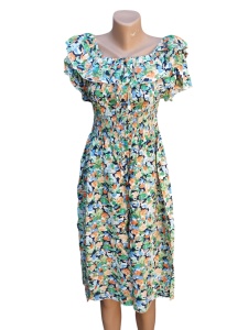 Rochie de vara cu diferite imprimeuri model nou cod x5664
