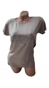 Tricou dama calitativ cu maneca scurta cod x0344 - Img 2