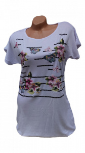 tricou dama cu maneca scurta cod m3249