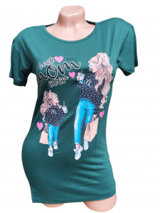 Tricou dama cu maneca scurta cod x0204 - Img 2