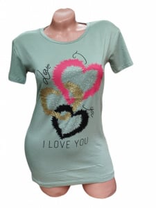 Tricou dama cu maneca scurta cod x0229