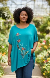 Tricou dama cu maneca scurta, marimi pana la 10xl
