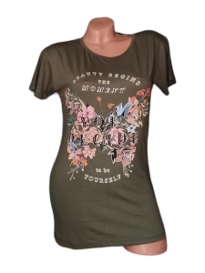 Tricou dama din bumbac model nou cod x1181