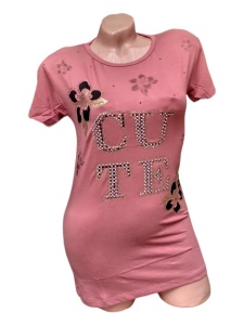 Tricou dama din bumbac model nou cod x1252