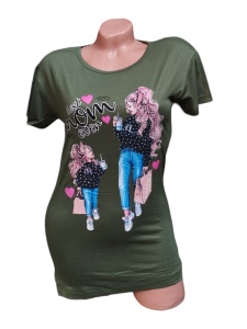 Tricou dama din bumbac model nou cod x1277