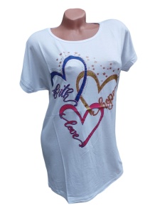 Tricou dama din bumbac model nou cod x2857