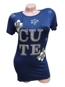 Tricou dama din bumbac model nou cod x2867