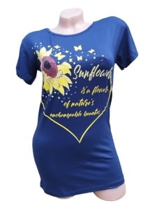 Tricou dama din bumbac model nou cod x2877