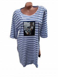 tricou scurt stil tunica model nou cod L17298