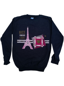 Bluza cu maneca lunga din bumbac pentru copii cod x10002