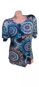 bluza dama eleganta cu maneca scurta model nou cod L20776 - Img 2
