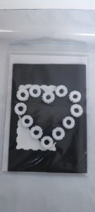 Felicitare cu floare si petale 3D lucrate manual cod k716 - Img 4