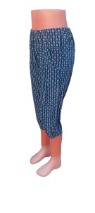 Pantaloni 3 sfert vaporosi de vara pentru dama cod x5387