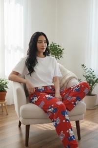 Pantaloni de pijama din catifea pentru dama COD PNT-004
