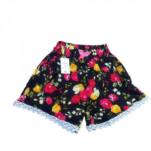 pantaloni scurti inflorati de dama model nou cod L22827 - Img 1
