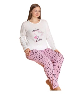 Pijama dama din bumbac cod x3957