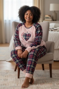 Pijama groasa cocolino de dama COD PJ-090