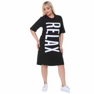 rochie dama cu maneca scurta cu buzunare cod n3406 - Img 1