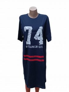 rochie dama cu maneca scurta cu buzunare cod n3428 - Img 1