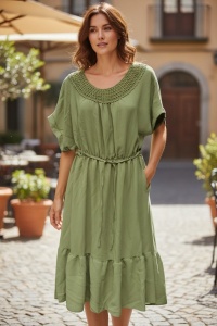 Rochie dama fabricatie Italia, croiala moderna, usoara si eleganta