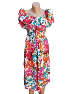 Rochie de vara cu diferite imprimeuri model nou cod x5665