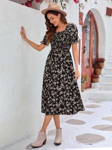 Rochie de vara cu diferite imprimeuri model nou cod x5705