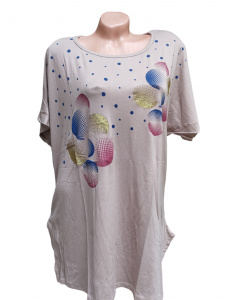 Tricou dama calitativ cu maneca scurta cod x0317 - Img 2