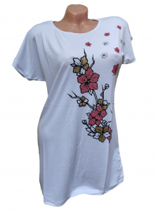 Tricou dama cu maneca scurta cod x0251 - Img 2