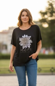 Tricou dama cu maneca scurta, marimi pana la 10xl