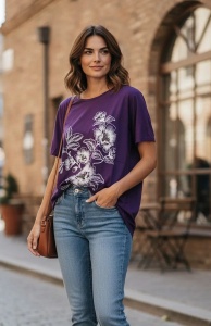 Tricou dama cu maneca scurta, marimi pana la 10xl