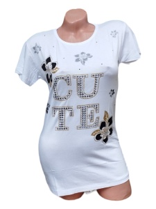 Tricou dama din bumbac model nou cod x1253