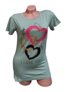 Tricou dama din bumbac model nou cod x1278