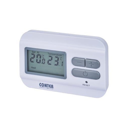 Termostat de camera cu fir neprogramabil cu 3 porturi - T3