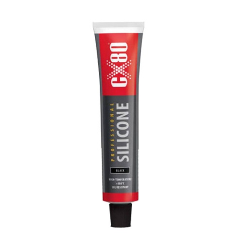 Silicon CX80 rezistent la 380°C - negru 70 ml