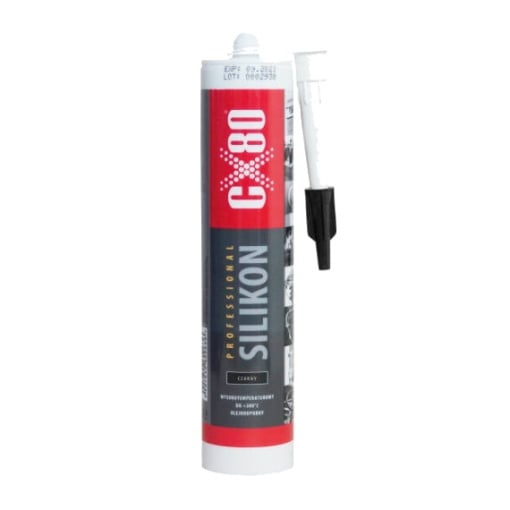 Silicon CX80 rezistent la 380°C - negru - 300 ml