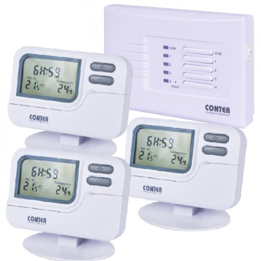 Unitate de control multizona cu 3 termostate programabile fara fir - N4 Multizone