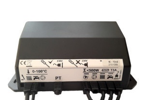 Controler cazan IE72v2 (cu 2 senzori, pentru pompa IC, pompa ACM si ventilator)