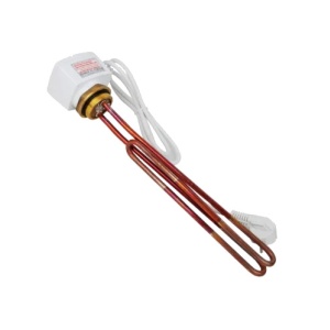 Rezistenta electrica boiler 2000W, filet 6/4" din cupru cu termostat