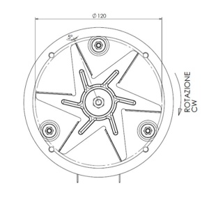 Ventilator exhaustare CAF12Y compatibil cu extraflame - Img 2
