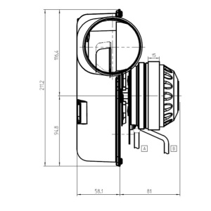 Ventilator exhaustare VFC2-150/S FERGAS 260916 compatibil cu - Img 3