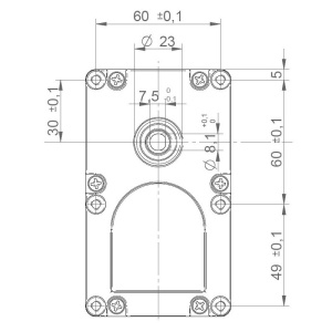 Motor reductor IPC GMF210H801, 1 rpm, 12W - 22W, ax 8,1 mm - Img 2