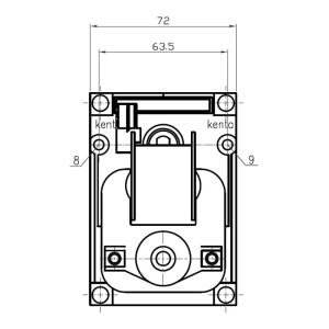 Motor reductor Kenta K9175051, 1,5 RPM, 24 W, - Img 4