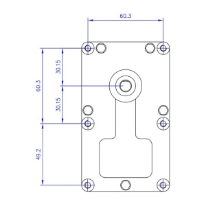 Motoreductor arzator MELLOR FB 1324, 25W (3 RPM) - Img 5