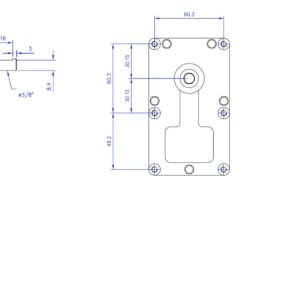 Motoreductor arzator peleti BCZ, 65W (4 rot.min)
