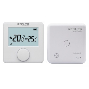 Termostat de camera fara fir RG-310W-RF neprogramabil, alb