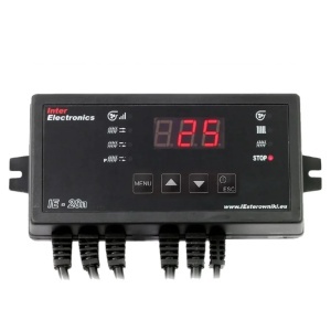 Controler cazan cu snec IE28n (cu 2 senzori, pentru pompa IC, ventilator si snec)